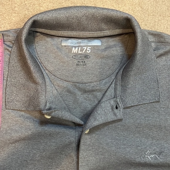 GREG Norman Signature Series ML75 Play Dry Performance Polo Shirt.  Size XL - Picture 5 of 9